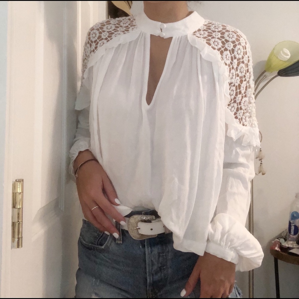 Free people long sleeve shirt